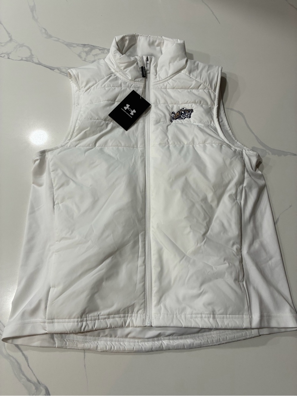 Navy Midshipmen Women’s Under Armour Vest (Small) Retails For $95
